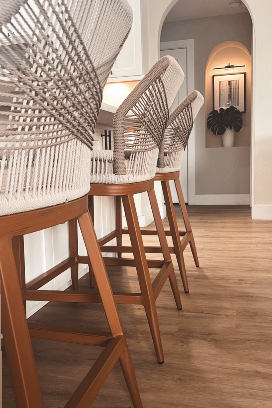 Woven counter stools! Affordable finds for your kitchen ✨ 

#LTKHome