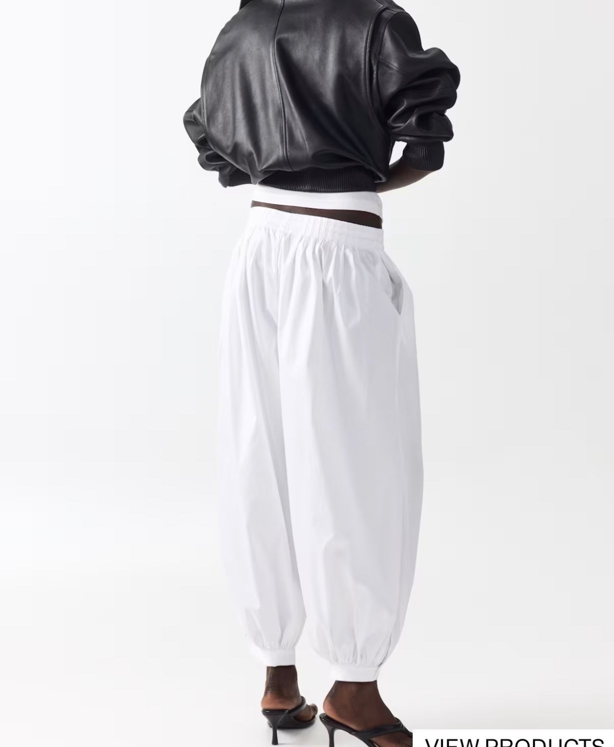These look just like the sold out Aritzia ones but half the price! 
Balloon pants white cotton drawstring with closure at ankle
Spring outfit for work, graduation parties, and vacation!

#LTKTravel #LTKWorkwear #LTKSeasonal