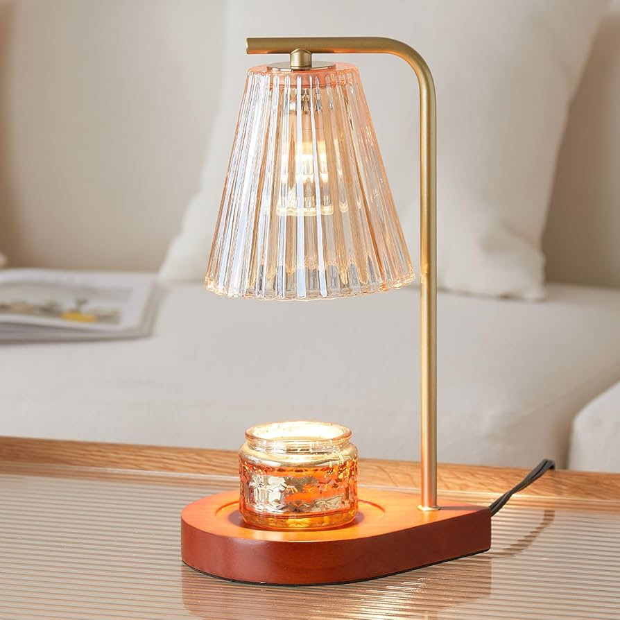 Tonyang.luu Dimmable Candle Warmer Lamp for All Size Scented Jar Candles, Glass Candle Warmer Lam... | Amazon (US)