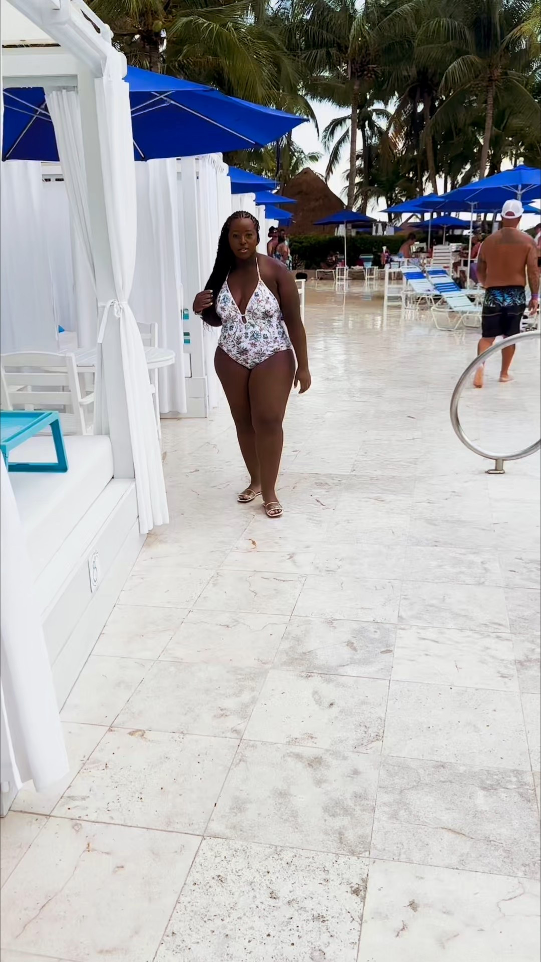 A little swimsuit inspo for my curvy + midsize girlies 💕
 This gorgeous one-piece from CUPSHE is under $40! It’s their Tranquility Seaweed Shell Stitch Halter — perfect for poolside or beach days in style.

The halter neckline + front cutout keep it chic, while the tie-back detail makes it flattering and adjustable.

I’m wearing a size Large (I’m usually a 10/12, 170 lbs for reference).

Linked in my LTK so you can shop this exact suit

Affordable one-piece swimsuit | CUPSHE swimsuit under $40 | Halter one-piece swimsuit | Beach vacation swimsuit| one piece swimsuit women 



#LTKTravel #LTKMidsize #LTKSwim