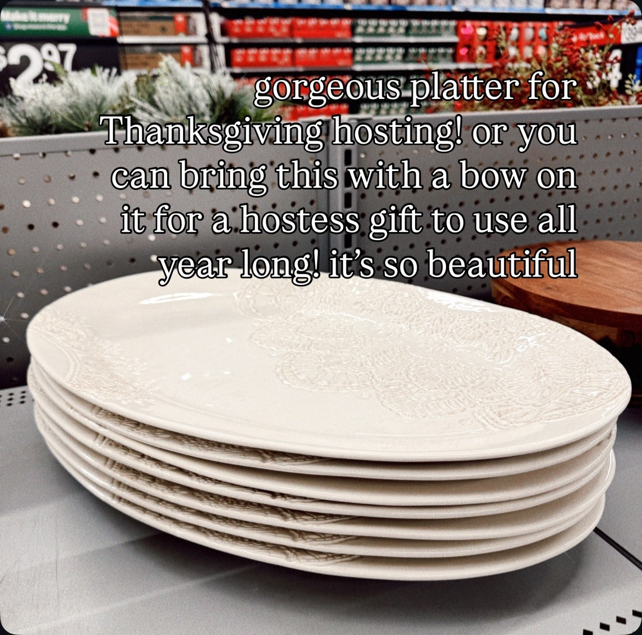 Thanksgiving and Christmas hosting or hostess gift 