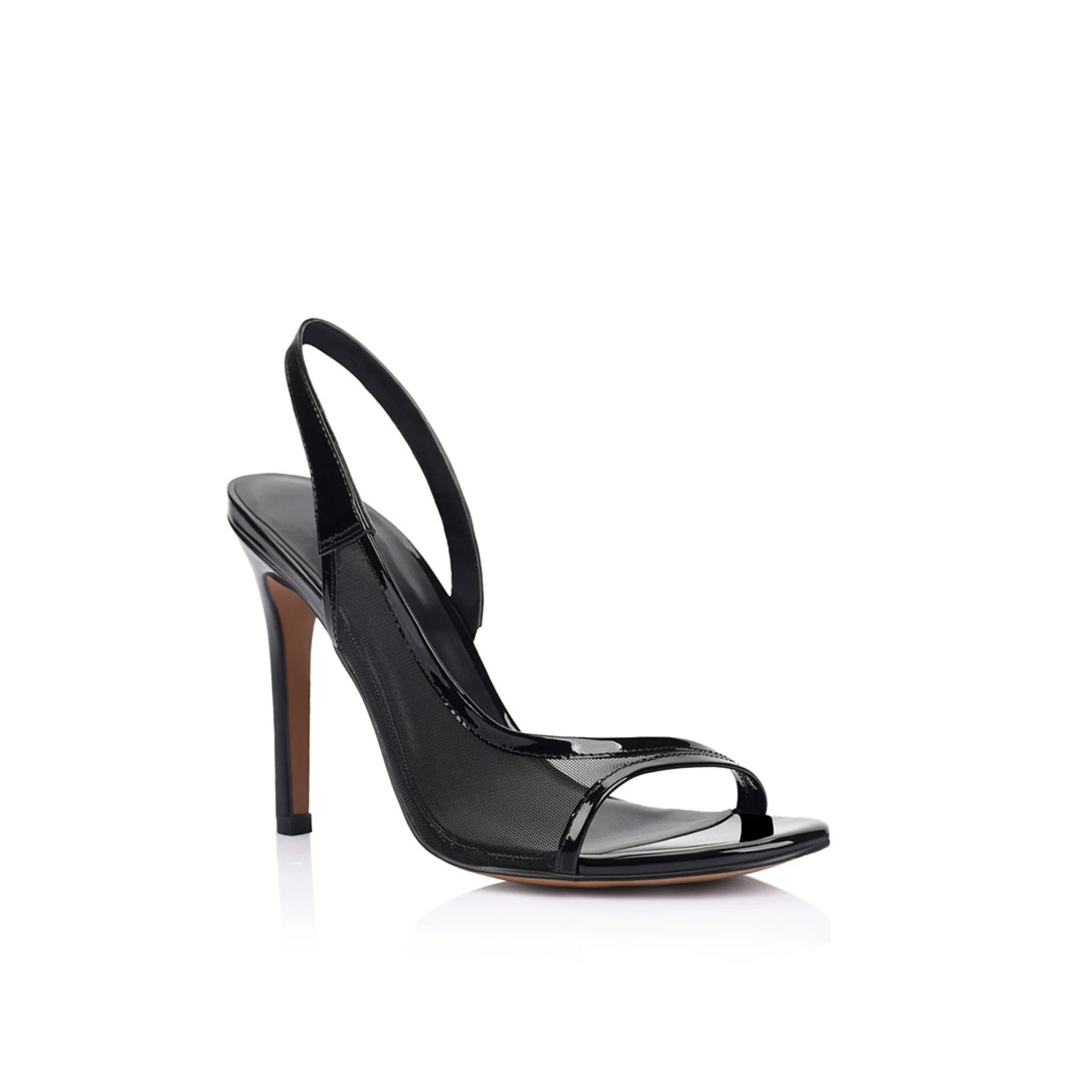 Giselle Heel Black Mesh | Lana Wilkinson