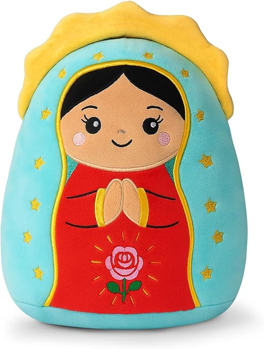 Lady of Guadalupe Plush Pillow Gifts Religious Stuffed Doll | Amazon (US)