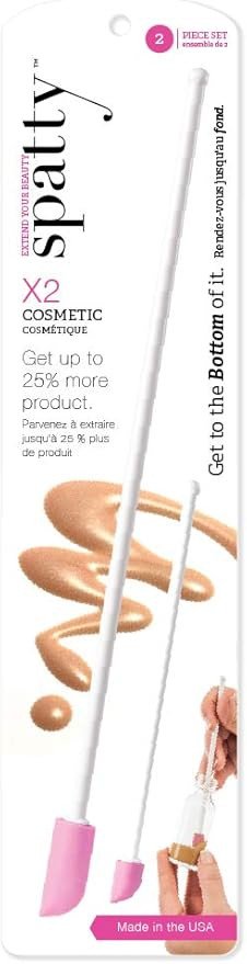 The Spatty & Spatty Daddy, Last Drop Spatula, Two Piece Set (6" and 12"), Pink, Reusable, Flexibl... | Amazon (US)