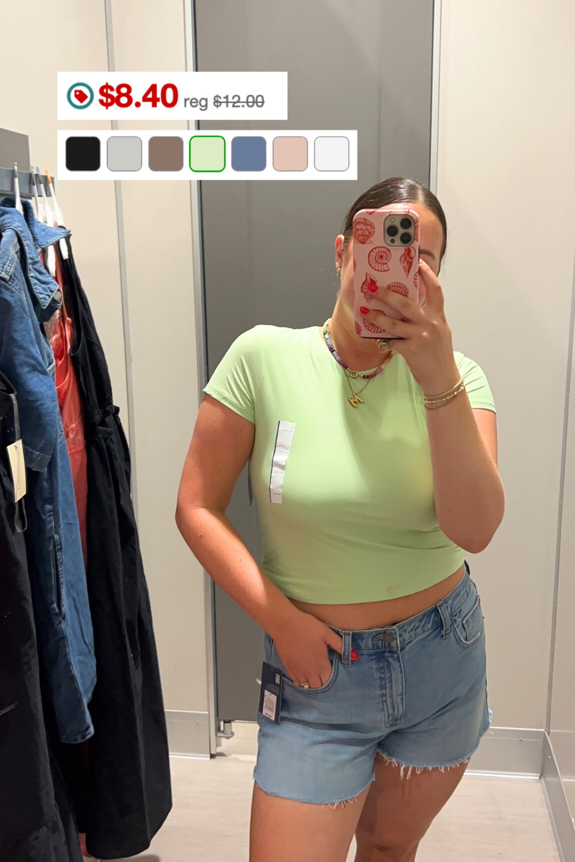 TARGET CIRCLE WEEK 🎯 this tee is double lined and very soft and stretchy but cropped! I’m wearing a large 

#LTKSummerSales