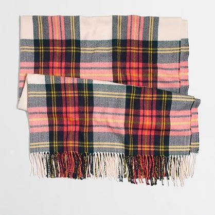 Plaid wrap scarf | J.Crew Factory