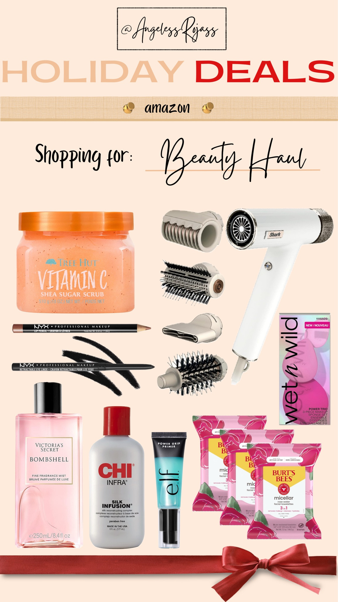 It’s s̶p̶e̶n̶d̶i̶n̶g̶ saving season! 🤭

Don’t miss out on all the amazing Amazon Holiday Deals. | No te pierdas los increíbles descuentos de Amazon en estos días festivos 🎁✨ 

I’ll be posting gift guides on all the deals I can find so we can rock this holidays without breaking the bank ✨ 

Estaré publicando todas las guías de regalos que pueda conseguir para que sobrevivamos a estos días festivos con estilo sin quedar en banca rota ✨

Victoria Secret, Tree Hut, Shark Hair Dryer, NYX Professional Makeup, CHI Haircare, Wet n wild, Elf, Burt’s Bees, Beauty, Makeup, Skincare, Deals, Amazon Finds, Amazon deals, Amazon Savings

#LTKHolidaySale #LTKHoliday #LTKfindsunder50