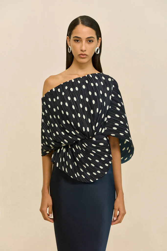 CAMI TOP - SMALL DOT DEEP LAKE | Cult Gaia - US