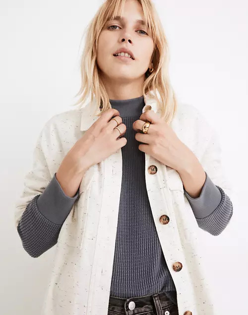 Donegal Flannel Shirt-Jacket | Madewell