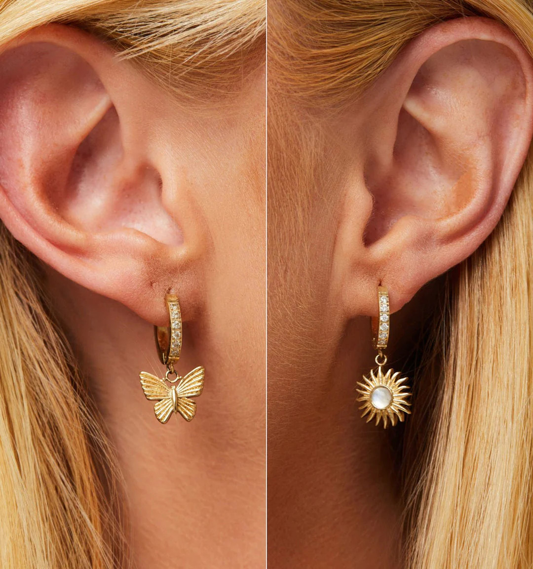 Butterfly & Sun Earrings | Rellery