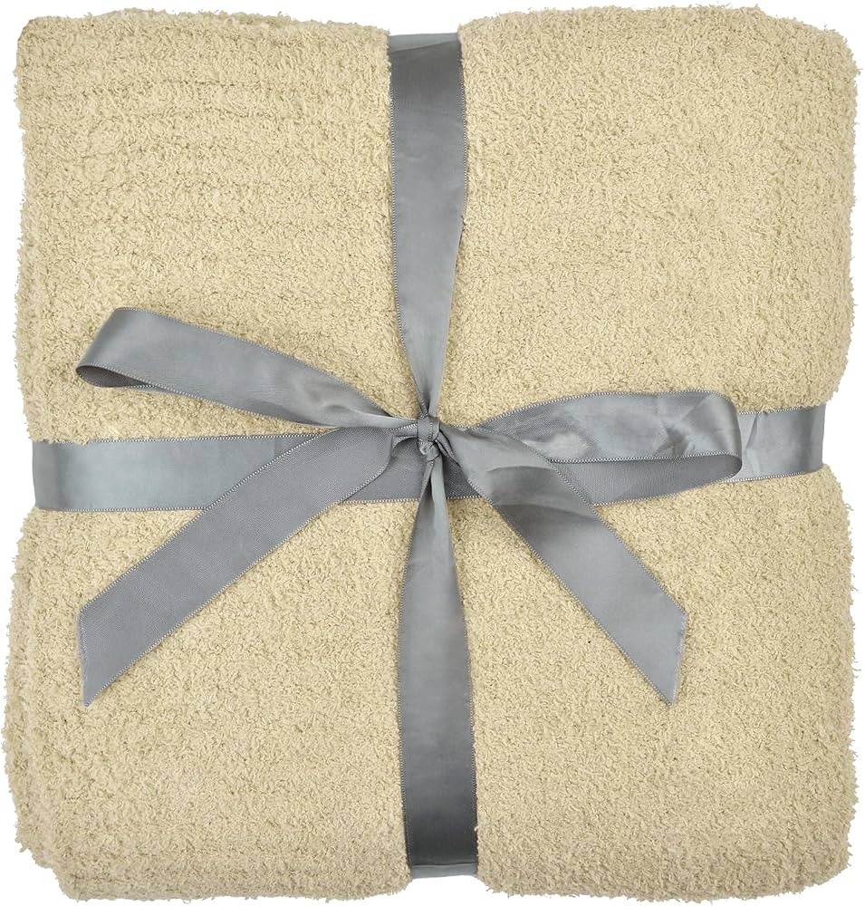 Knit Twin Size Bed Blanket Super Soft Warm Blanket for Bed Lightweight Cozy Plush Fuzzy Blanket f... | Amazon (US)