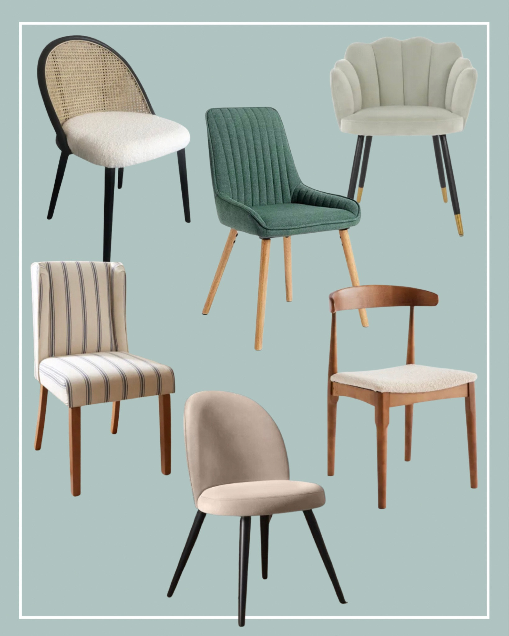 Affordable upholstered dining chairs 

#LTKhome #LTKFind