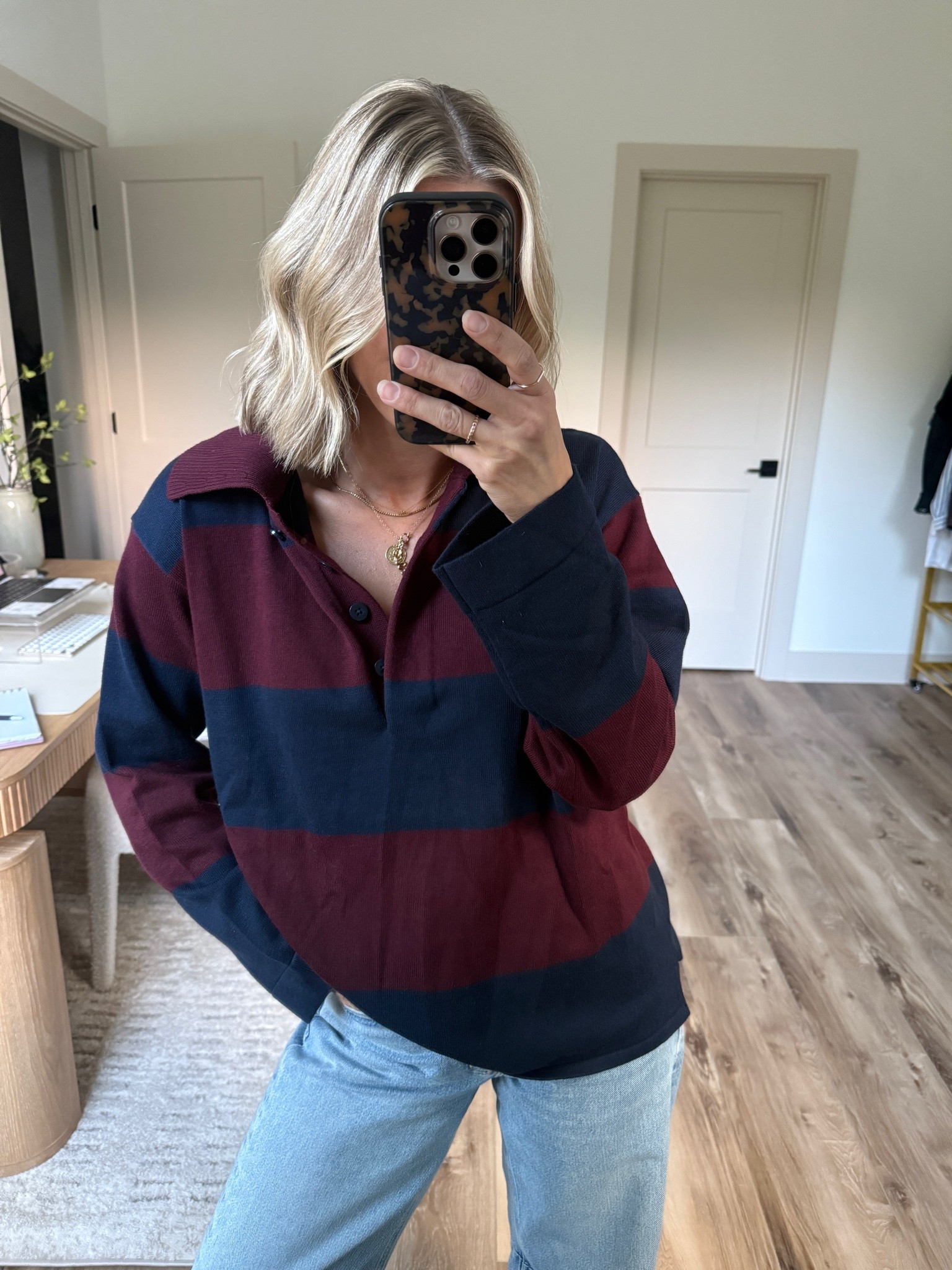 Wearing small polo sweater

#LTKgrwm #LTKootd #LTKOver40