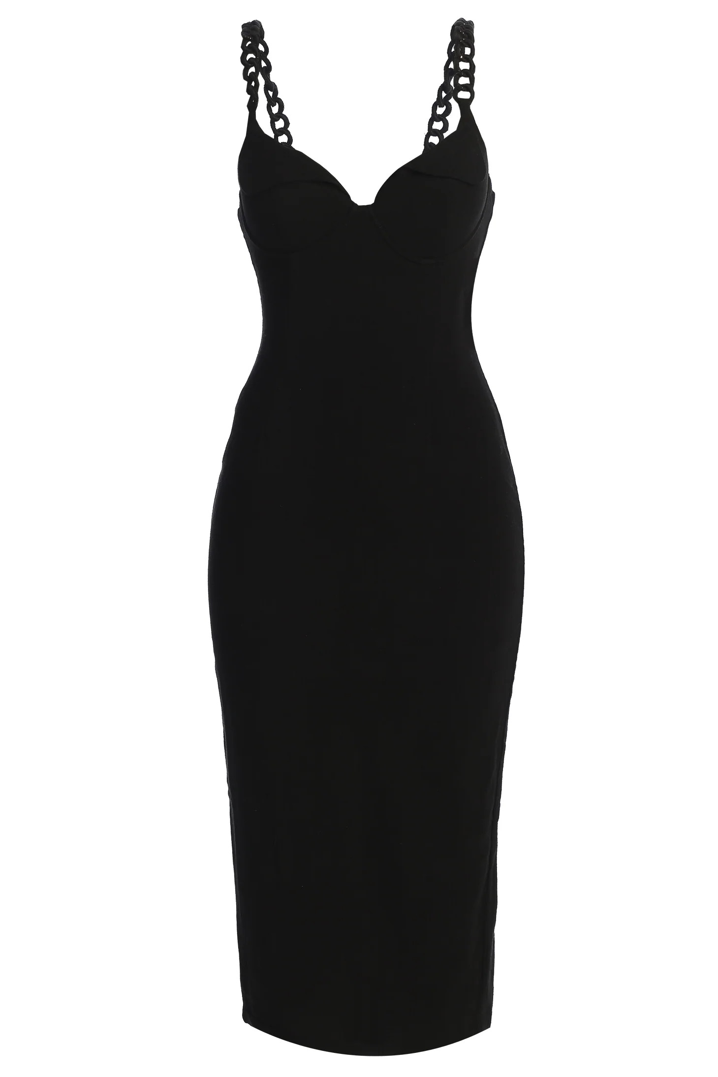 Black Secret Hideout Linen Dress | JLUXLABEL