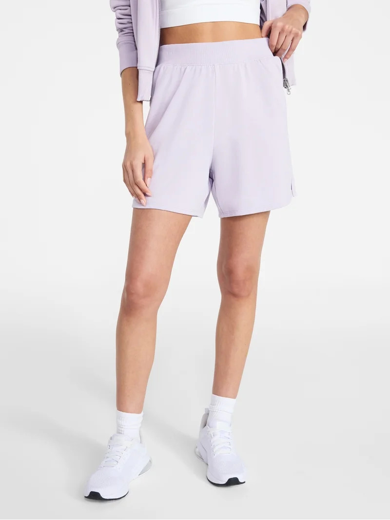 Athletic Works Women's Mineral Wash French Terry Shorts, Sizes XS-XXXL | Walmart (US)