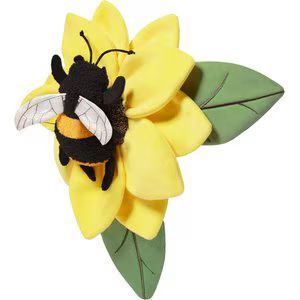 Frisco Spring Sunflower Plush Squeaky Dog Toy | Chewy.com