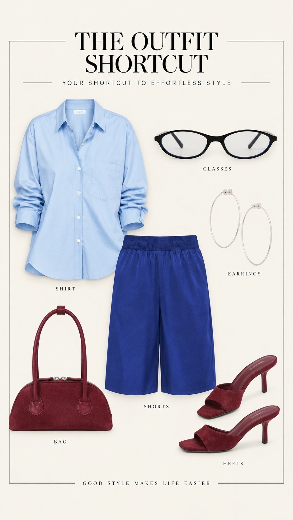 baby blue with cobalt and burgundy might be my new favorite color combo. The oversized button down keeps it easy and casual, but the burgundy bag and heels make the whole outfit🤌🏻

#LTKNYFW #LTKWorkwear #LTKOver40