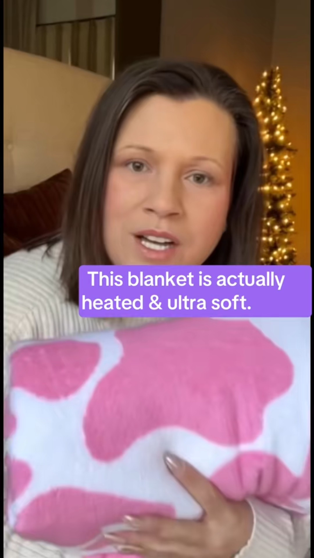 Cozy Pink Cow Print Heated Blanket
Stay warm in style with this ultra soft blanket that actually heats up. It’s cute vibes with that pink cow print but legit functional too. Fast warm up, adjustable heat levels, and big enough to wrap up in on the couch or in bed. Perfect for chilly mornings, movie nights, and winter work from home setup. Cute, comfy, and cozy energy you can feel. #Blanket #WinterBlanket #SoftBlanket #HeatedBlanket

#LTKHoliday #LTKselfcare #LTKGiftGuide