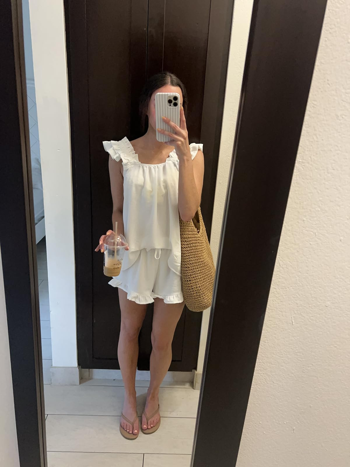 Casual vacation outfit - wearing xs in the set! Sandals true to size 

 #LTKSeasonal
