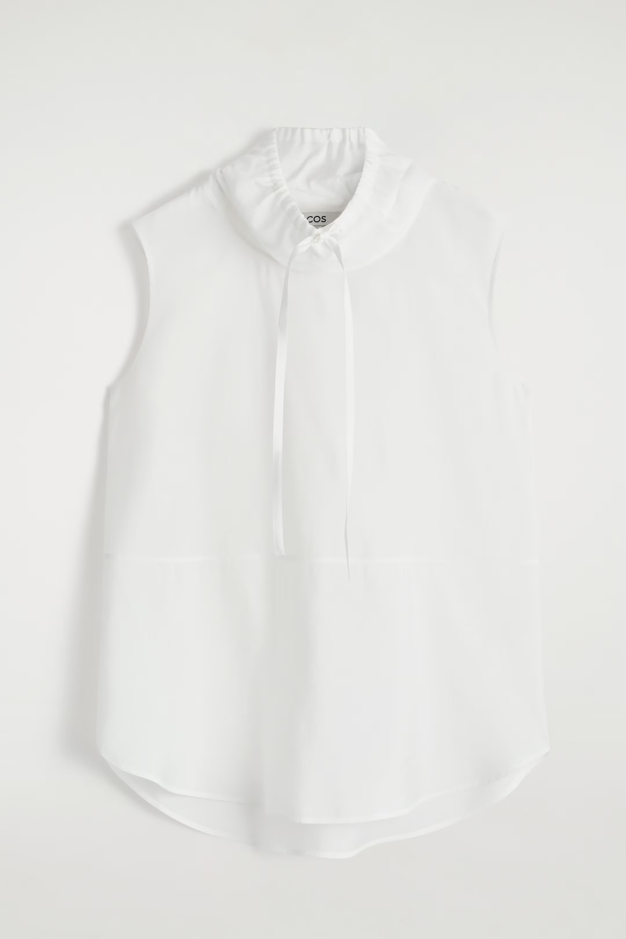 DRAWSTRING SLEEVELESS TOP - WHITE | COS (EU)