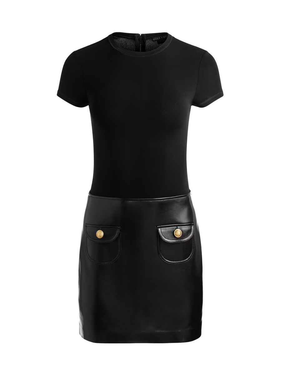 Sydney Mix Media Minidress | Saks Fifth Avenue