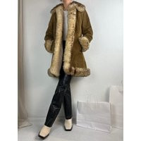 60S 70S ""Columbia' Rare Suede Leather Penny Lane Coat/Small | Etsy (US)