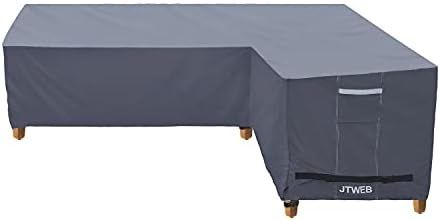 Heavy Duty Outdoor Sectional Sofa Cover, 83" x 104" Patio Cover 600D 100% Waterproof for Outdoor ... | Amazon (US)