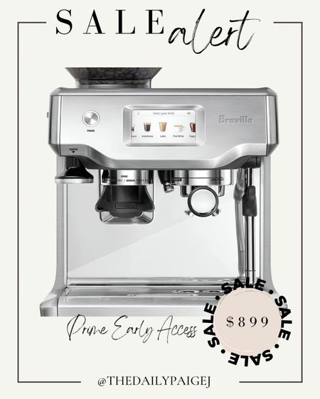 The ultimate especially maker that is normally over $1,000 is on sale for the Prime Day Sale for only $899! This is such a good price for such a high quality machine. What’s nice is it makes all sorts of espresso drinks as well without using cups or cartridges. This is a must have for a registry! 

#LTKhome #LTKsalealert #LTKwedding