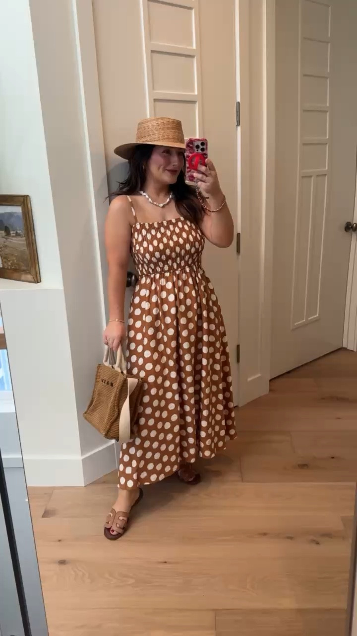 This polka dot dress became an instant favorite!! 
Petite friendly! 

Perfect for any occasion this spring/summer! 

For sizing, I am 5’0” & 140lbs wearing a size small!

#LTKootd #LTKPetite #LTKTravel