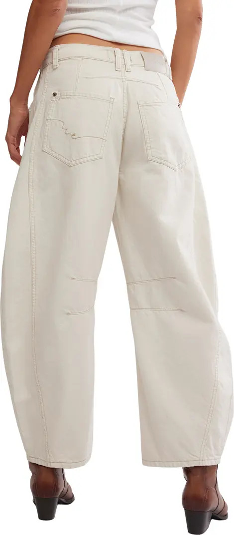 Good Luck Mid Rise Barrel Leg Jeans | Nordstrom