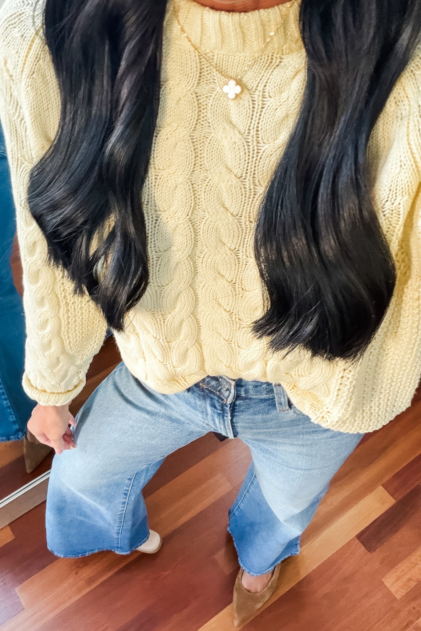 The prettiest yellow sweater for spring! 

#LTKootd #LTKSeasonal #LTKFindsUnder50