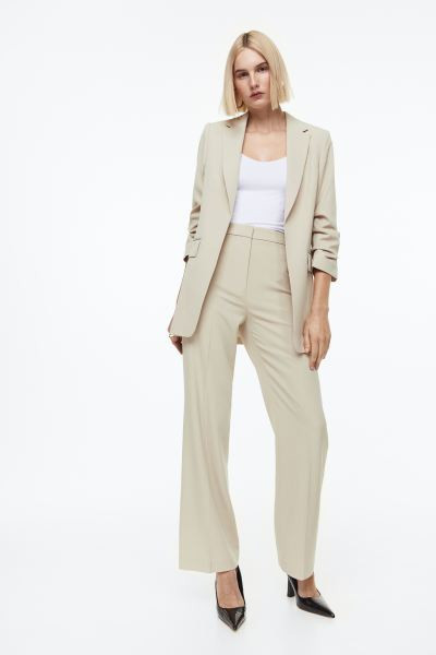 Gathered-sleeve jacket | H&M (UK, MY, IN, SG, PH, TW, HK)