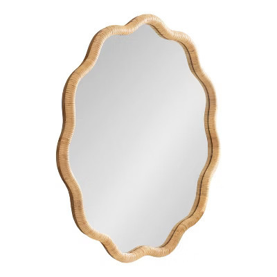Kate and Laurel Rahfy Scallop Framed Wall Mirror | Target