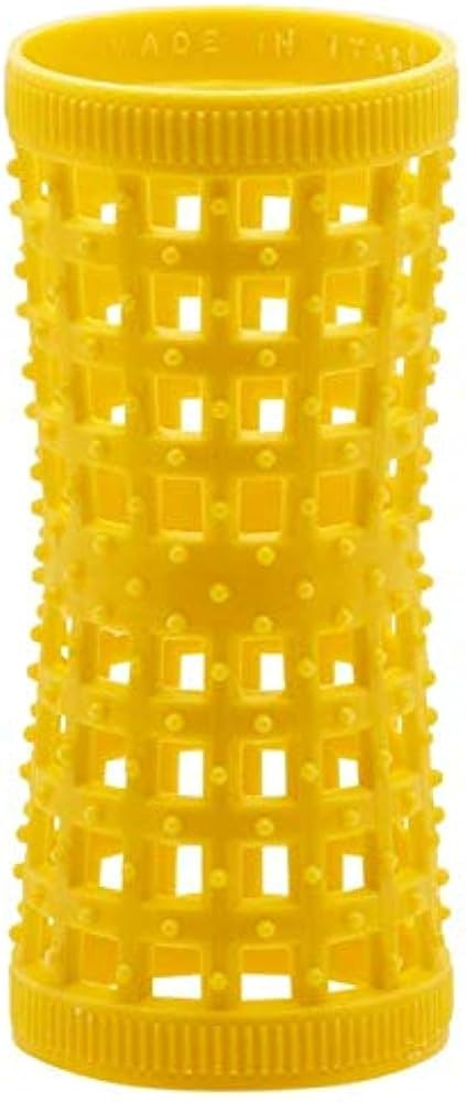 Hourglass Hair Rollers Yellow Hourglass Natural Hair Rollers 27mm1.06in – Pack of 12 | Amazon (US)