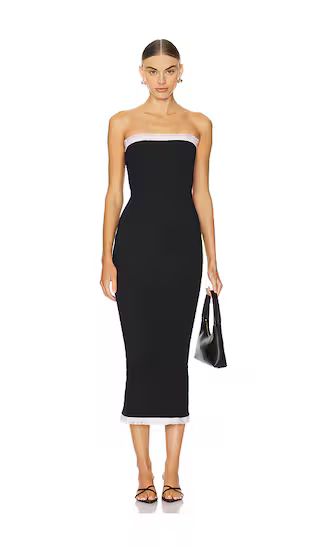 Addison Strapless Dress in Black | Revolve Clothing (Global)