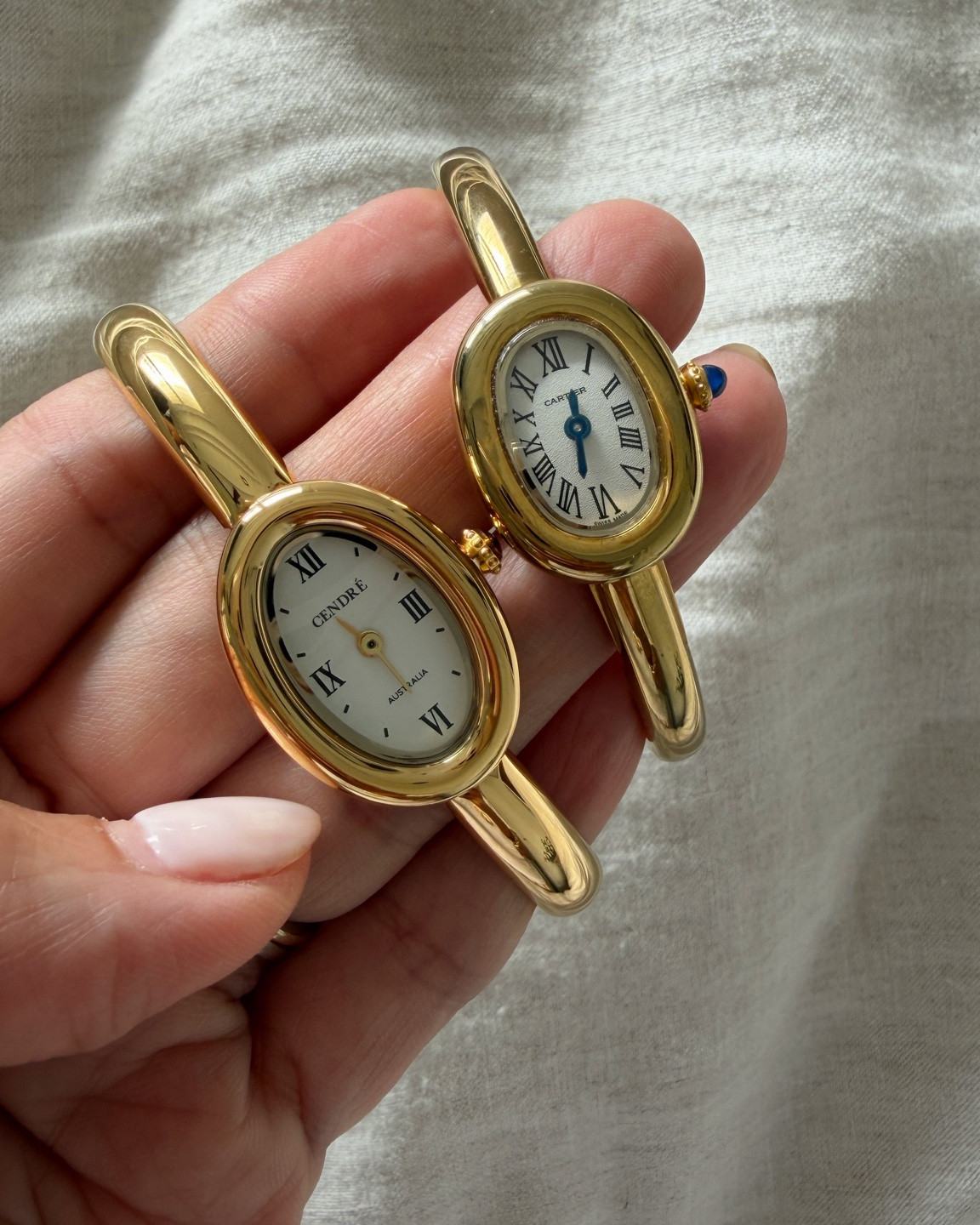 My Cartier lookalike. I actually like the Cendre better since it’s adjustable. Such great quality, I promise.