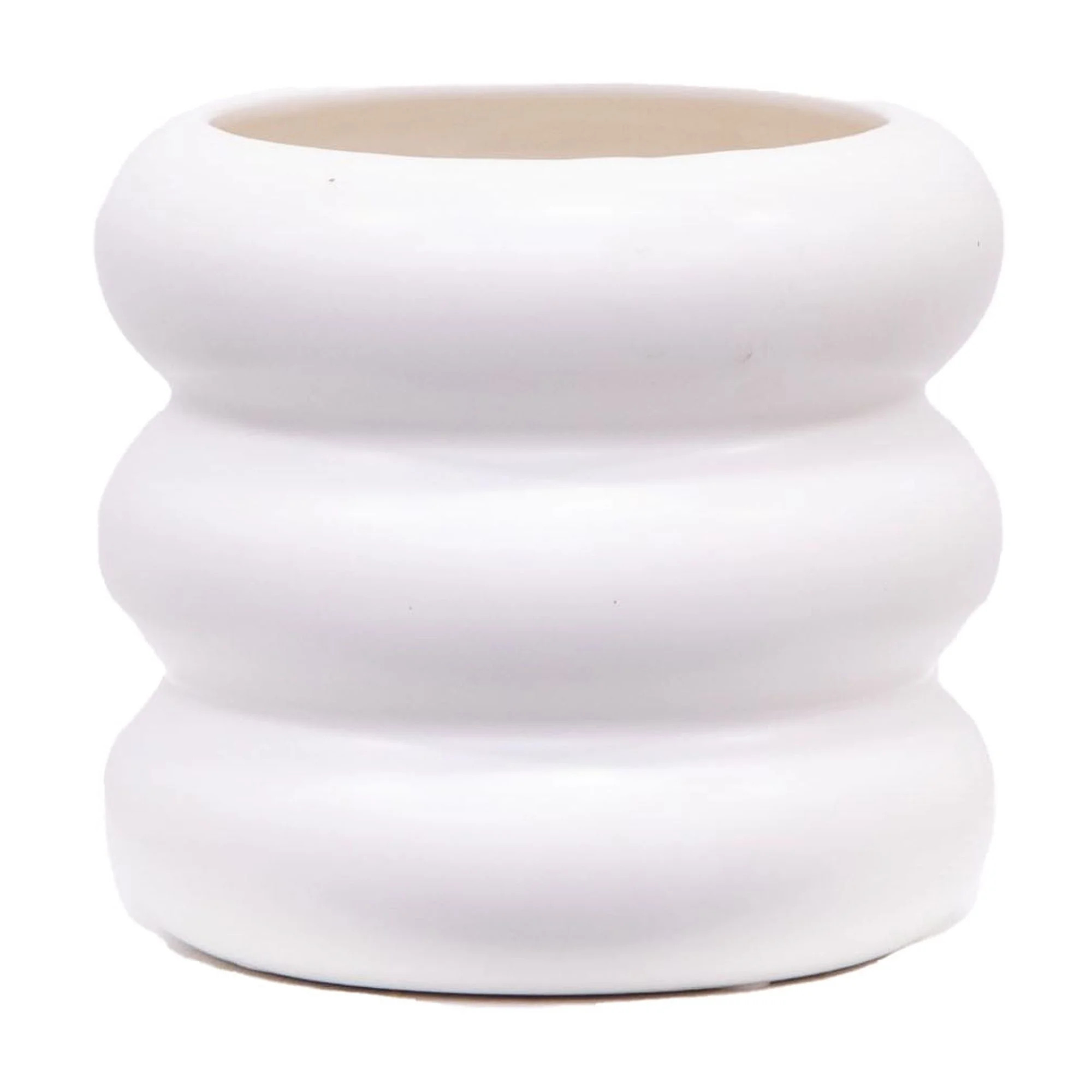 Mainstays 4" White Ceramic Bubble Planter - Walmart.com | Walmart (US)