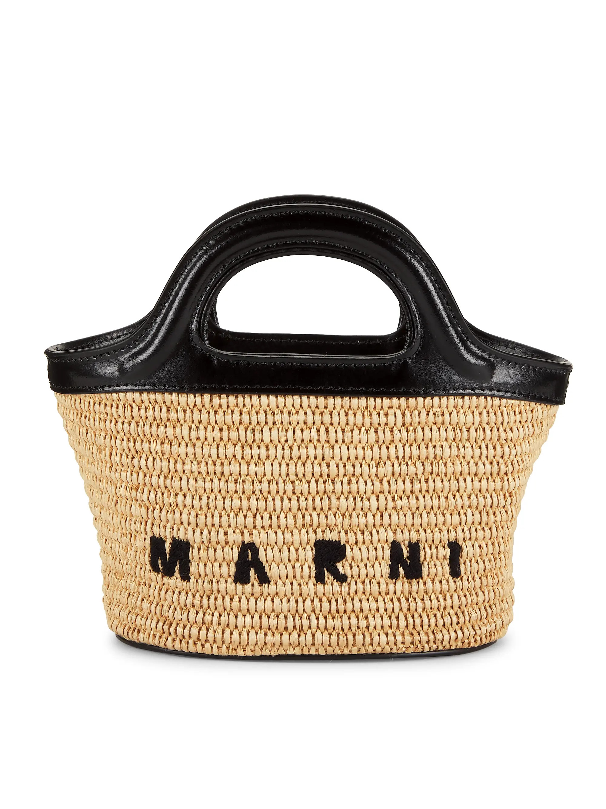 Logo Wicker Tote | Saks Fifth Avenue