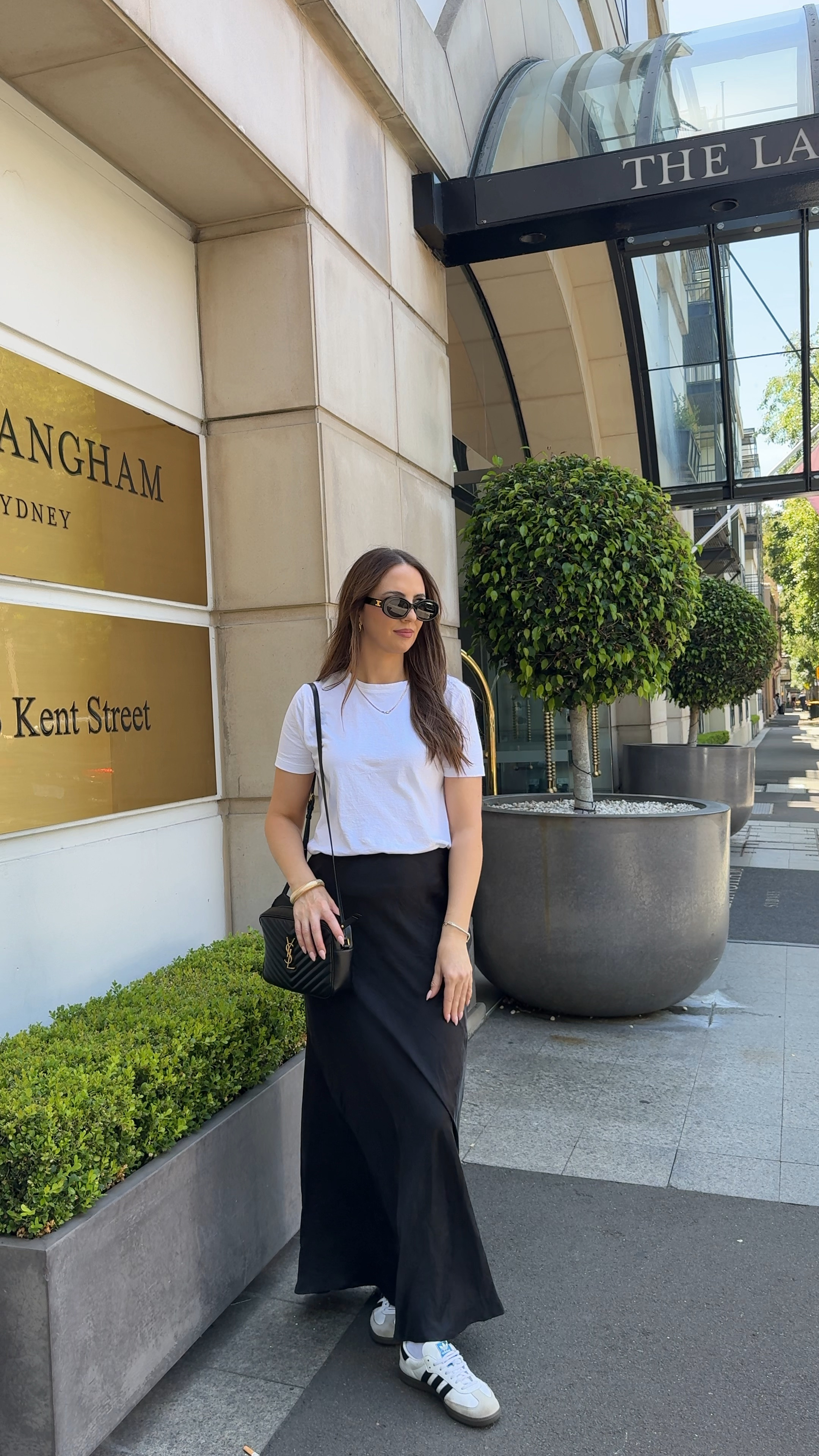 I wore this outfit shopping in Sydney city. I went to Hermes, Chanel and Dior. I was treated so nicely. This outfit is one of my go to looks. I can pull it off for low key school events with the kids, or luxury style experiences. So an every day must have. #silkskirt #maxiskirt #naturalfibres #ootdmum

#LTKFashionMonth