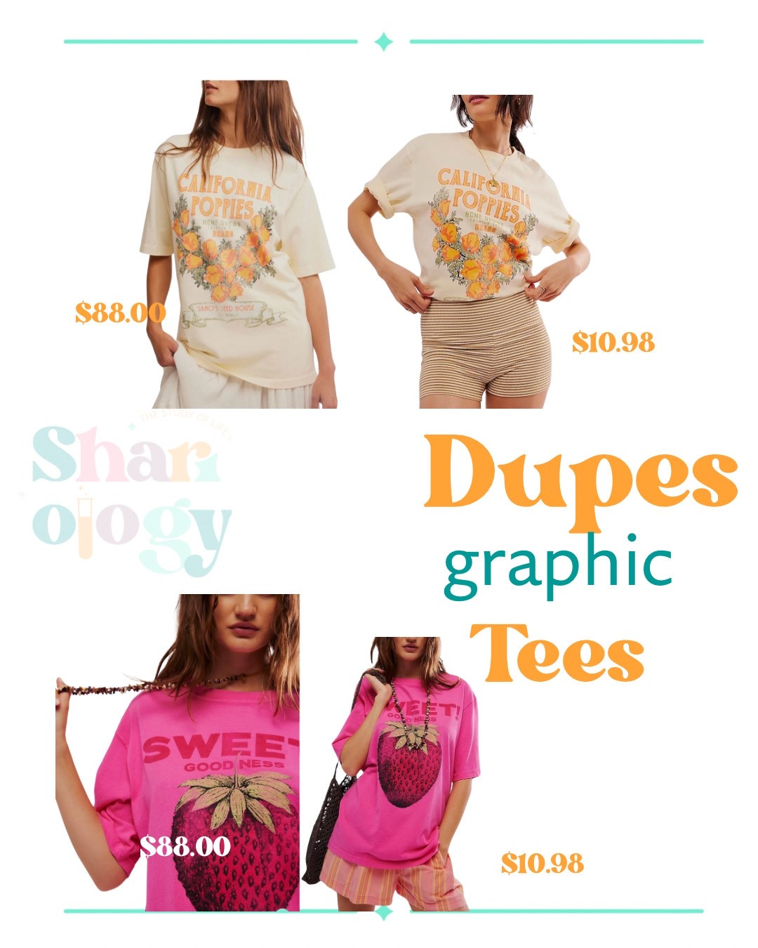 👉🏻 these graphic tees are a must have this summer season. Look at the price difference on these.

👉🏻 pick up yours before they’re gone!

#LTKFindsUnder50 #LTKSeasonal #LTKSaleAlert