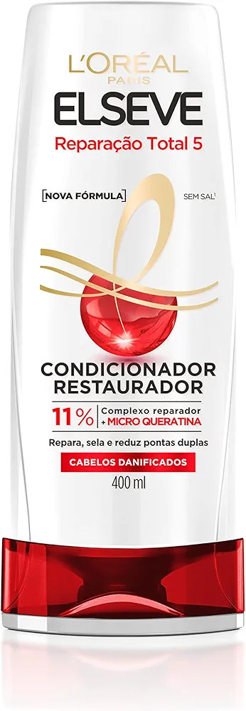 Condicionador L'Oréal Paris Elseve Reparação Total 5+, 400ml | Amazon (BR)