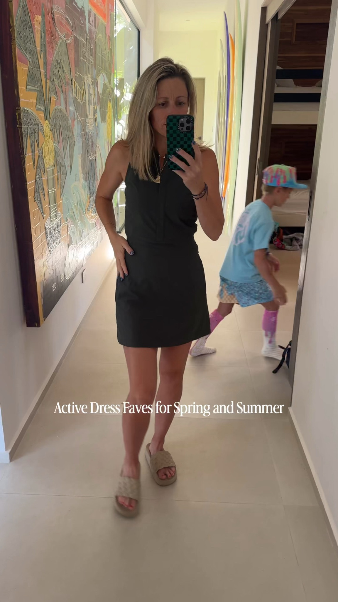A dress I can chase my four boys in.  Wear it to the golf course, on a hike, one of my favorite active everyday dresses for summer.


#springdress #summerdress #activedress #momdress 

 #LTKmomlife #LTKSeasonal #LTKActive