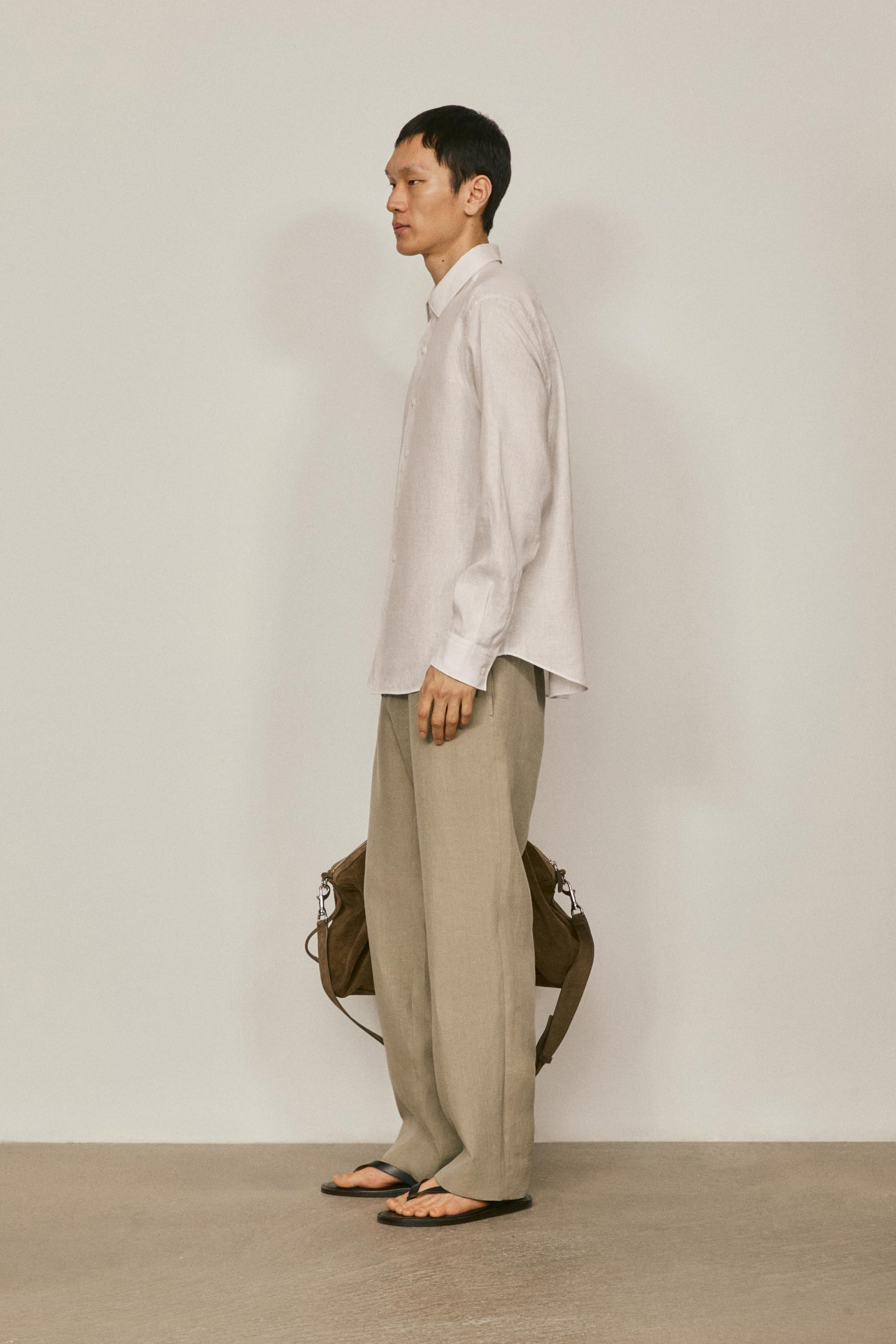 Extra fine 100% linen shirt - LIMITED EDITION | Massimo Dutti US