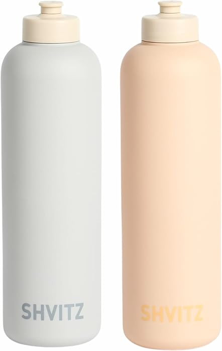 Sports Water Bottle - Soft-Touch Squeezable Body with One-Hand Spout- Lightweight, No Spill Water... | Amazon (US)