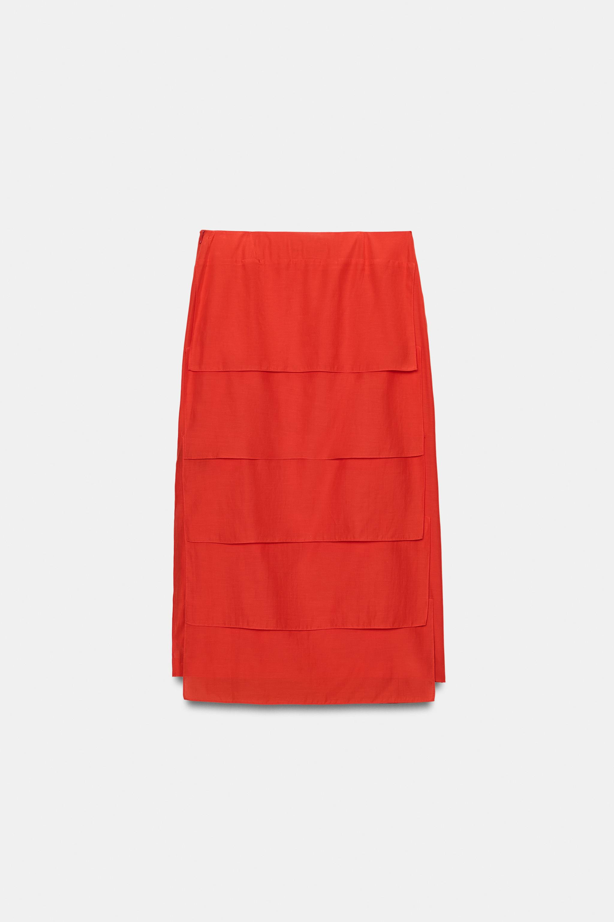 ZW COLLECTION RUFFLED SKIRT | Zara US