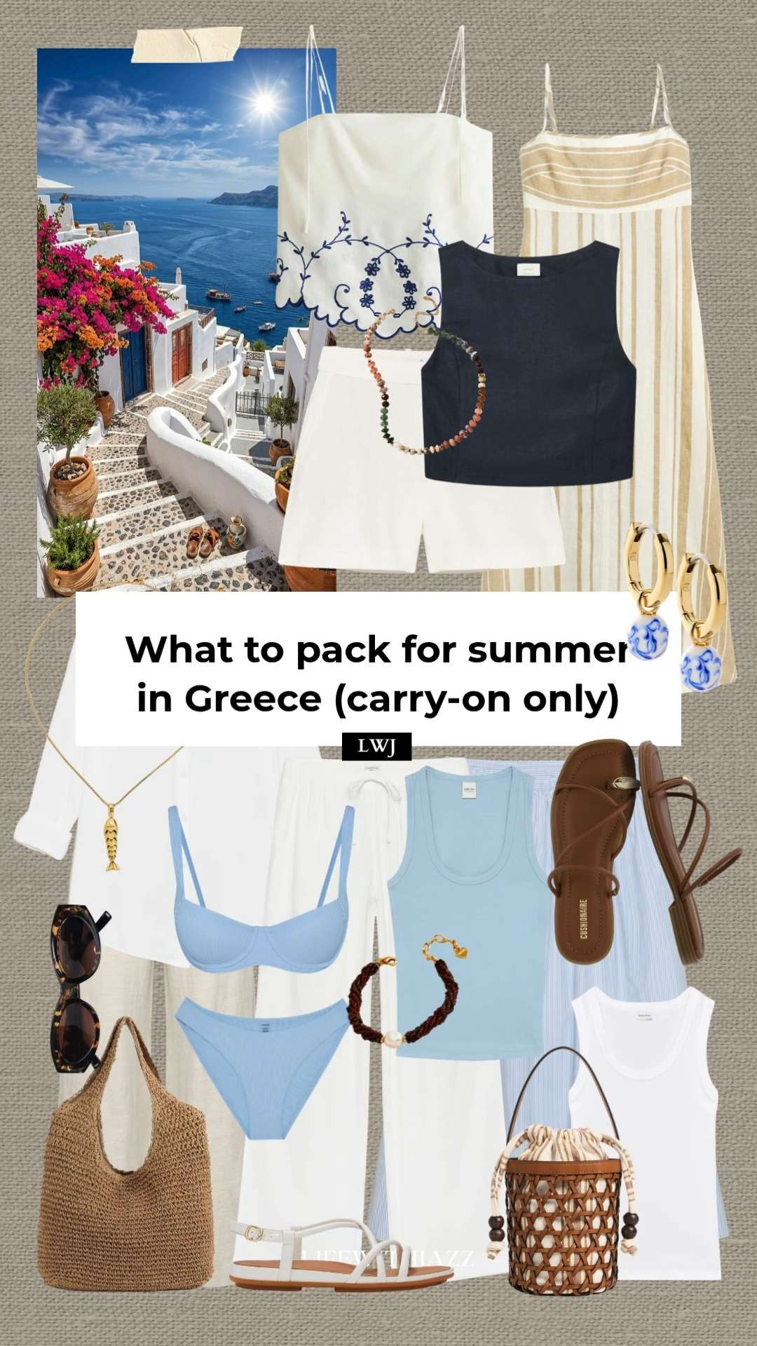 what to pack for greece in summer in just a carry-on 

travel outfits / euro summer / greece outfits / santorini / mykonos / linen pants / monday swimwear / poplin maxi skirt / strappy sandals / woven tote bags / cute summer purse / maxi dress

#LTKTravel