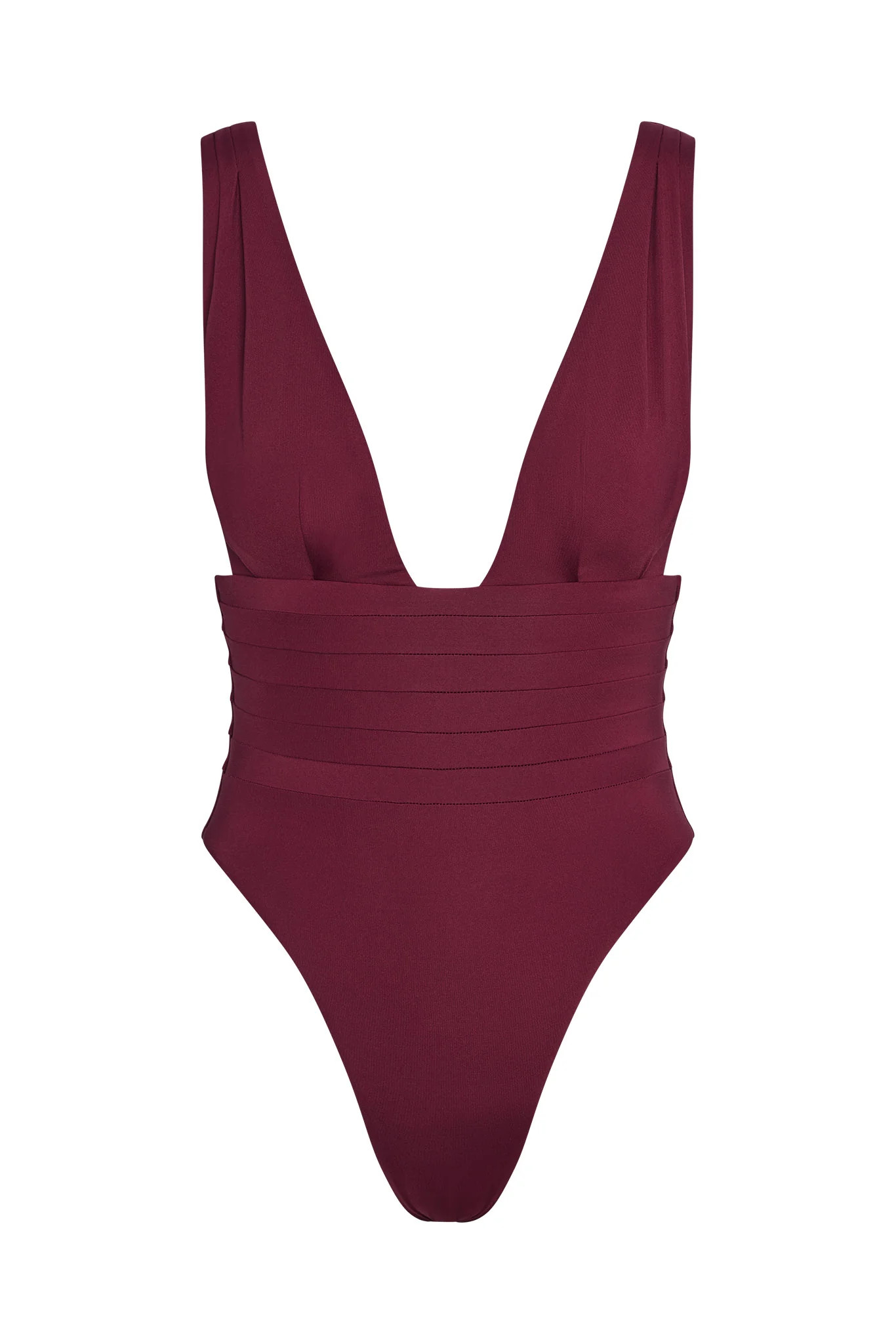 Florence One Piece - Fig | Monday Swimwear