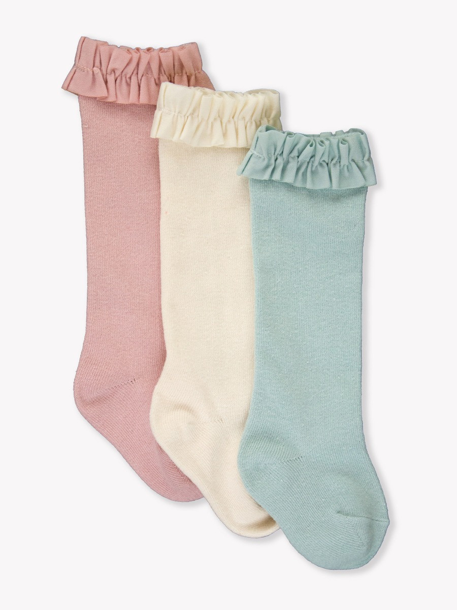 3-Pack Knee High Socks | RuffleButts / RuggedButts