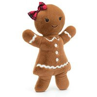 JellyCat - Jolly Gingerbread Ruby Brown - Jellycat | JD Williams (UK)