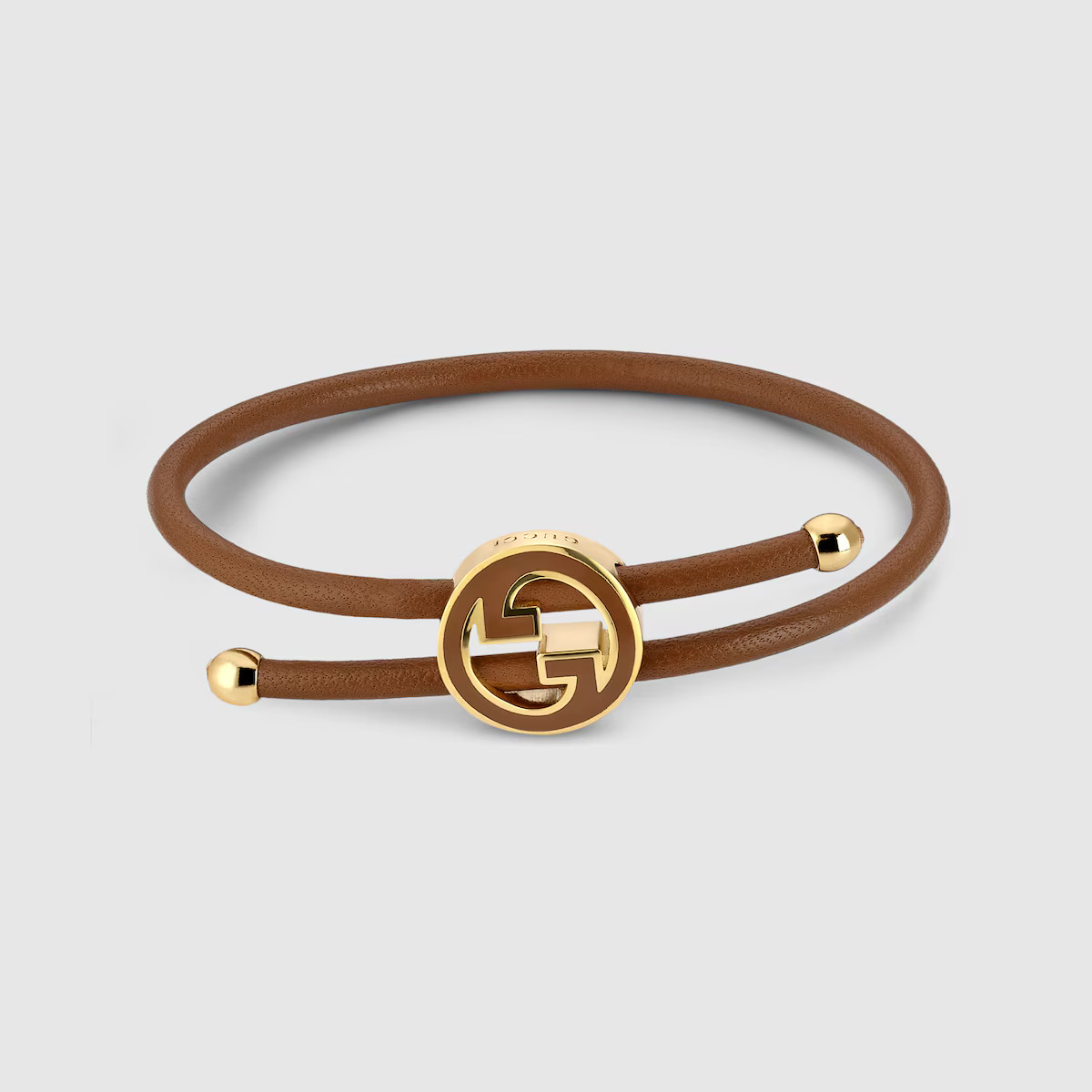Gucci - Bracelet with enamel Round Interlocking G | Gucci (US)